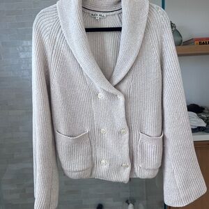 Alex Mill Women's Cream Cardigan Sweater